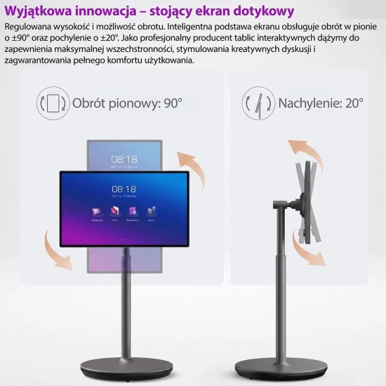 Inteligentny panel mobilny moniotor interaktywny Horion 32