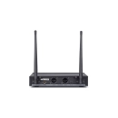 Mikrofony bezprzewodowe SDR1202, zestaw 2 kanałowy Shudder + zestaw akumulatorów z ładowarką VARTA QUATTRO-104363