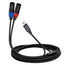 Kabel wtyk USB-C do 2x XLR 1.5m Shudder PREMIUM wtyk - USB C - 2XLR  Shudder-104868