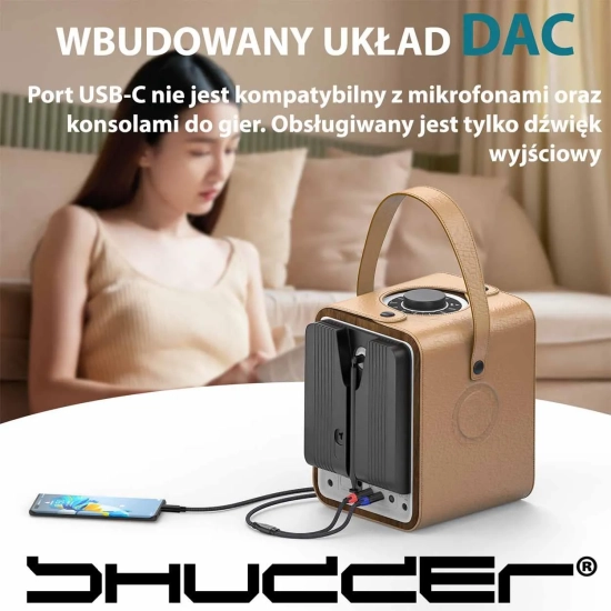 Kabel wtyk USB-C do 2x XLR 1.5m Shudder PREMIUM wtyk - USB C - 2XLR  Shudder-104872
