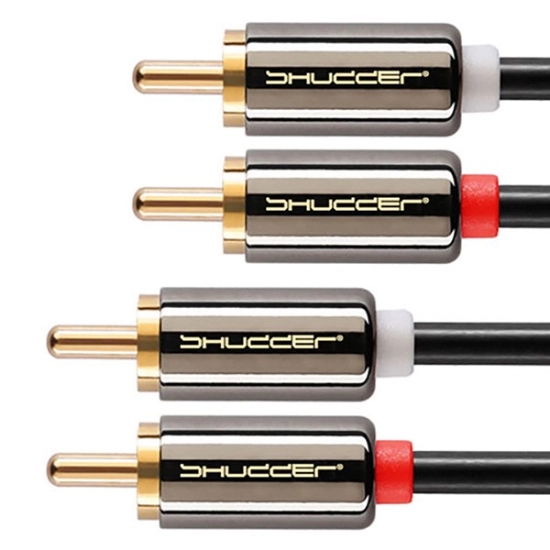 Kabel wtyk 2 RCA - 2RCA 1.8m Shudder Standard cinch - cinch czincz - czincz