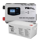 Zasilacz awaryjny WETU V-2012 + akumulator 250Ah zestaw zasilania awaryjnego UPS do pieca