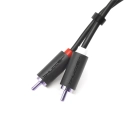 Kabel wtyk jack 3.5mm stereo - 2RCA wtyk 1.5m Shudder Basic Przewód Jack 3.5mm - 2x Cinch-107671