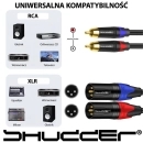 Kabel 2x RCA - 2x XLR 10m Shudder PREMIUM wtyk 2XLR - wtyk 2RCA -107866