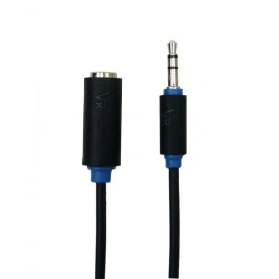 Kabel wtyk jack 3.5mm stereo - gniazdo jack 3.5mm 1.5m przedłużacz słuchawek jack 3.5mm wtyk - gniazdo