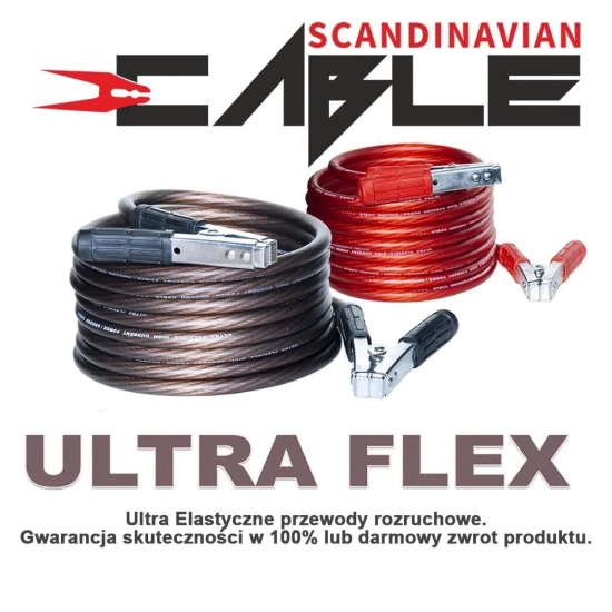 Kable przewody rozruchowe 6m 35mm2 Ultra Flex Max Scandinavian Cable + Pokrowiec rozmiar L-107259