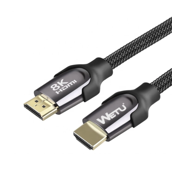 Kabel Przewód HDMI 2.1 WETU Premium 8K 60Hz 4K 120Hz Ultra High Speed 48Gb 6m HQ-107439