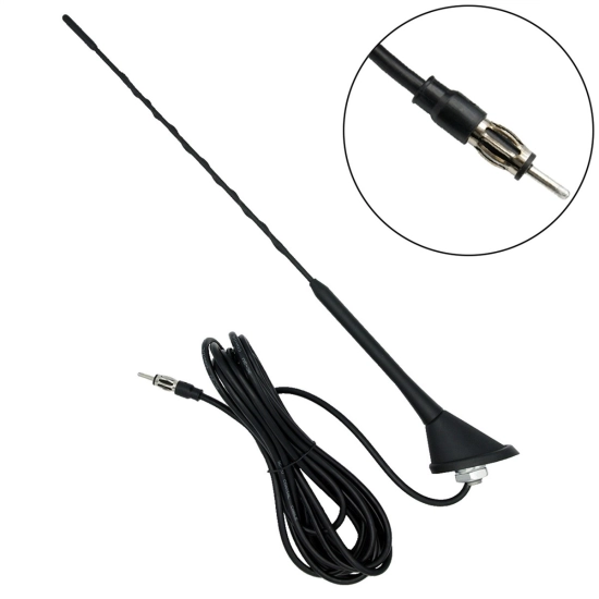 Antena samochodowa dachowa pasywna uniwersalna do VW Opel Audi Citroen Fiat Ford Mercedes Opel Peugeot Renault Seat Skoda i inne