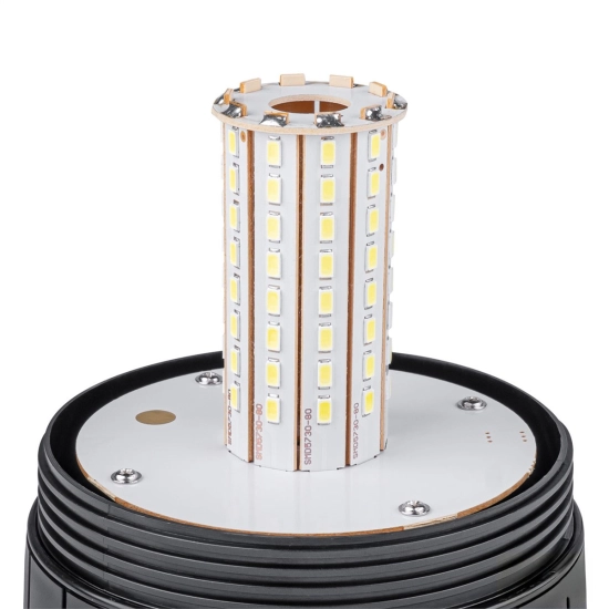 Lampa ostrzegawcza błyskowa kogut 80xLED magnes R10 12V 24V-107579