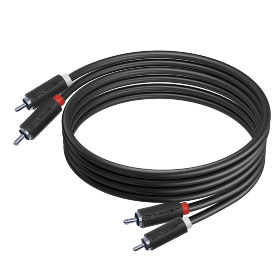 Kabel wtyk 2 RCA - 2RCA 3m Shudder BASIC przewód cinch - cinch czincz - czincz-107651
