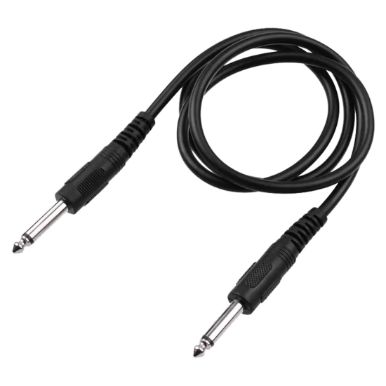 Kabel wtyk jack 6.3mm mono - wtyk jack 6.3mm mono 5m-107728