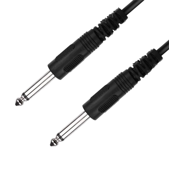 Kabel wtyk jack 6.3mm mono - wtyk jack 6.3mm mono 5m