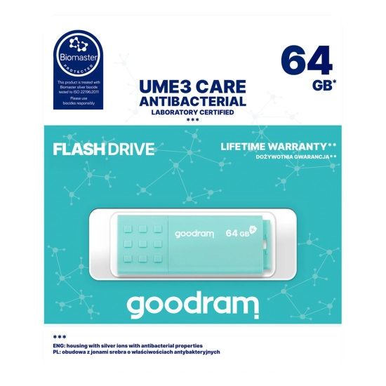 Pendrive Goodram USB 3.2 64GB UME3 CARE