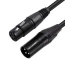 Kabel DMX XLR 3 PIN - 3 PIN do sterowania światłem Shudder PREMIUM 2m