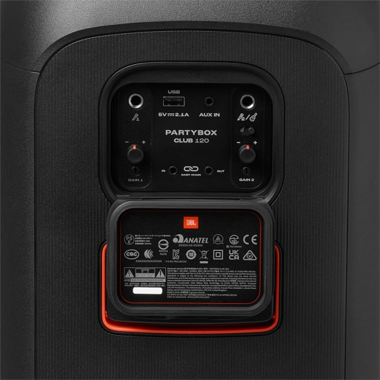 Kolumna mobilna JBL PartyBox Club 120 160W Czarna IPX4 Party Box 120 JBL-108246