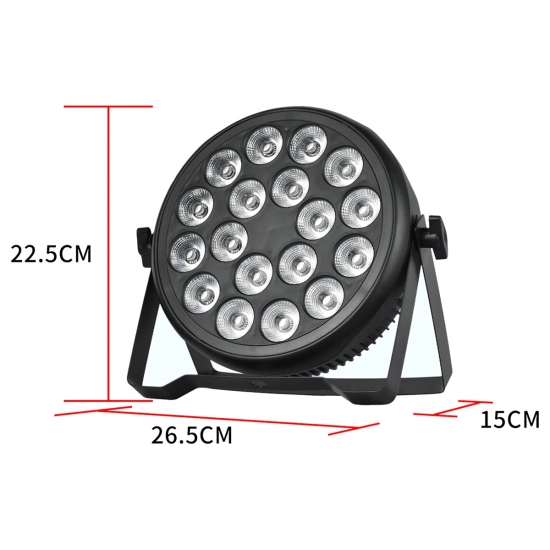 Efekt świetlny PAR LED Shudder ONA0003 18 x 4W 4in1 100W COLOR RING 30 LED x 0.2W-108432