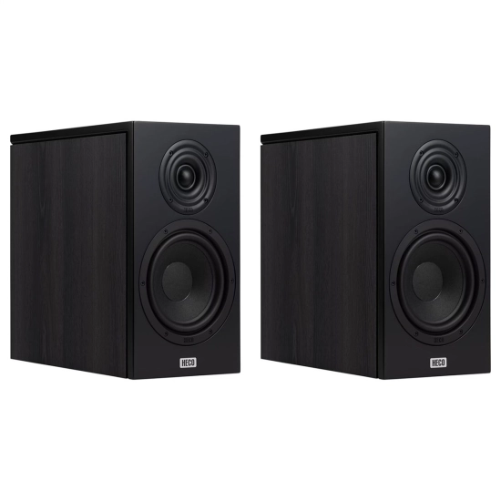 Kolumny półkowe Heco AURORA XT 300 Black Oak czarne z czarnym winylem para