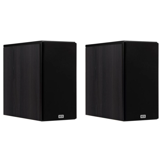 Kolumny półkowe Heco AURORA XT 300 Black Oak czarne z czarnym winylem para-108548