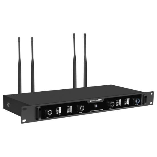 Mikrofony bezprzewodowe Shudder SDR2404 zestaw 4 mikrofony nagłowne bodypack 120 kanałów-108574