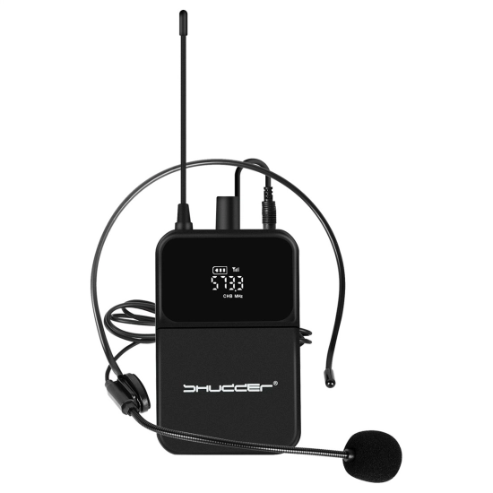 Mikrofony bezprzewodowe Shudder SDR2404 zestaw 4 mikrofony nagłowne bodypack 120 kanałów-108577