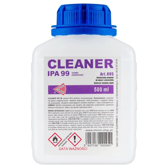 Płyn Cleanser IPA 99 0.5 Litra alkohol izopropylowy