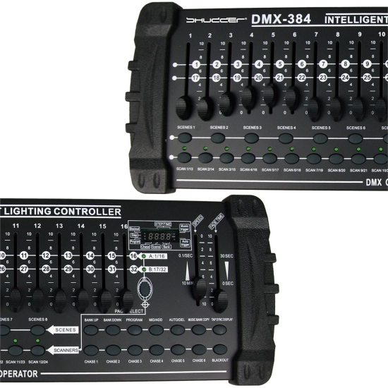 Kontroler DMX Shudder ONA8002 DMX 384 kanałowy z lampką-109032