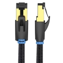 Kabel sieciowy RJ45 FFTP CAT8 50m Shudder PREMIUM w tekstylnym oplocie-110088