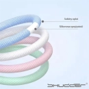 Kabel wtyk USB-C - wtyk USB-C Shudder Colour Standard Różowy Pastel 3A 60W 1m-110723