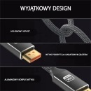 Kabel DisplayPort - HDMI 8K Shudder 3m Jednokierunkowy-110765