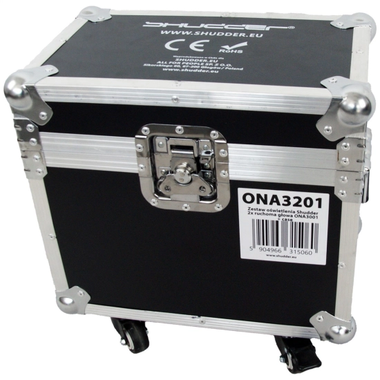 Zestaw oświetlenia Shudder 2x ruchoma głowa obustronna ONA3001 + CASE-110496
