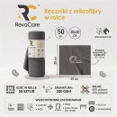 Ręcznik z mikrofibry w rolce RevoCare 30x30 50szt. zielony 200GSM-112152