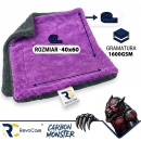 Ręcznik do osuszania z mikrofibry RevoCare CARBON MONSTER 1600GSM 40x60cm szaro fioletowy-112480