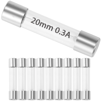 Bezpiecznik szklany 20mm 0.3A / 300mA CE 10szt. opakowanie