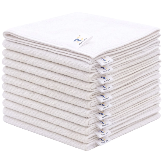 Zestaw ręczników z mikrofibry RevoCare 40x40cm 12szt. biały Grube 380GSM