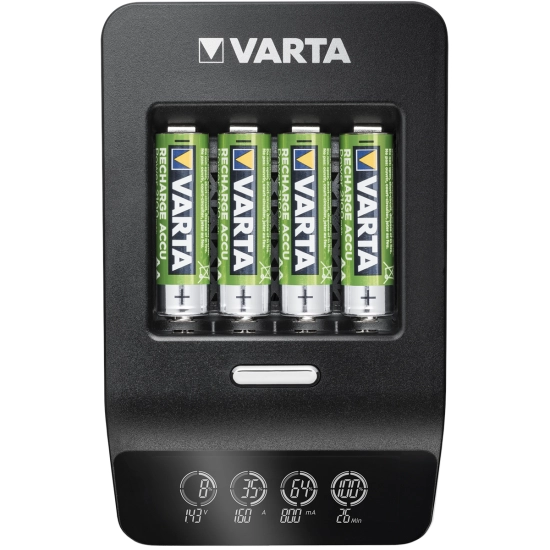 Ładowarka do akumulatorów AA AAA ultra szybka LCD ULTRA FAST CHARGER+ 4 x AA 2100mAh -3196