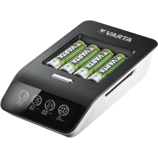 Ładowarka do akumulatorków VARTA ultra szybka LCD ULTRA FAST CHARGER AA AAA + akumulatorki 4x AA 2100mAh-3198