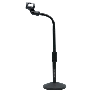 Statyw mikrofonowy stołowy ciężki gięta szyja statyw biurkowy z elastyczną głowicą do mikrofonów