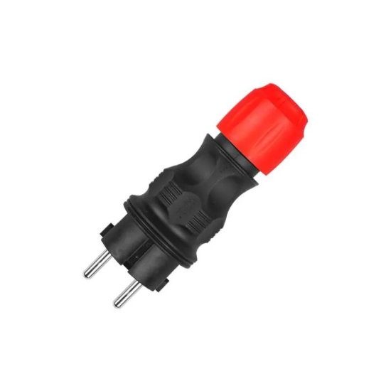 Wtyczka 230V sieciowa hermetyczna KEL IP54, 16 A/250 V na gruby kabel-3469