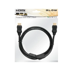 Kabel HDMI - HDMI 1.5m prosty przewód + filtry zawieszka