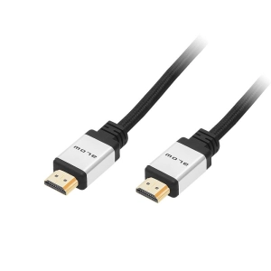 Kabel HDMI - HDMI Silver + filtry 5m prosty przewód
