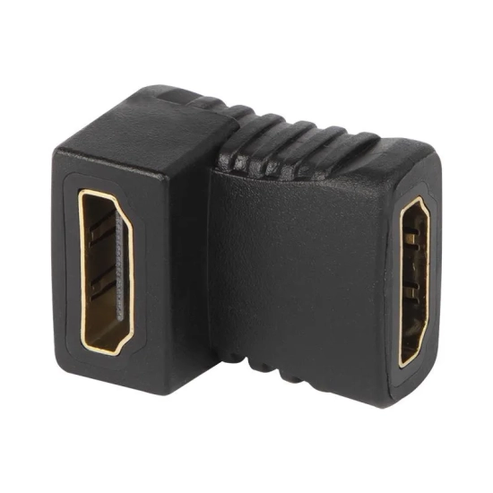 Złącze przejściówka HDMI gniazdo - gniazdo łącznik kątowy