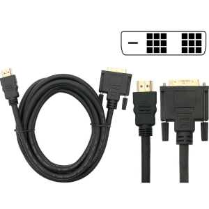 Kabel przewód HDMI - DVI 1.5m prosty