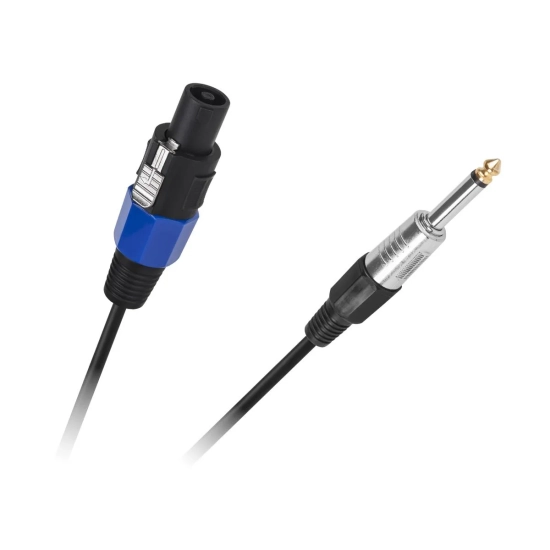Kabel wtyk Jack 6.3 mm - wtyk Speakon 10m HQ