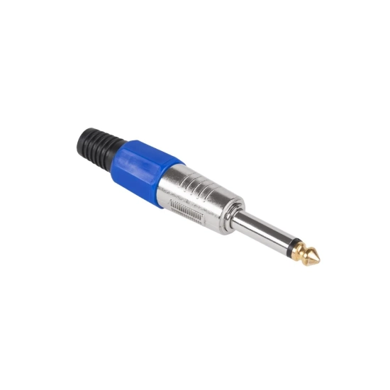 Wtyk Jack 6.3mm HQ Niebieski