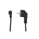 Kabel zasilający do laptopa koniczynka 1.5m wtyk kątowy z uziemieniem-4085