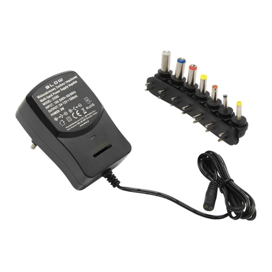 Zasilacz wielozakresowy impulsowy 500mA 3V-12V regulowany uniwersalny