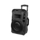 Kolumna aktywna mobilna z wbudowanym akumulatorem 2 mikrofony, Bluetooth, USB, SD mikser, głośnik 10