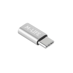 Adapter Przejściówka Micro USB - USB typu C M-Life