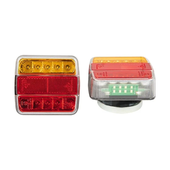 Zestaw lamp do przyczepy samochodowej LED + magnes do szybkiego montażu-4699