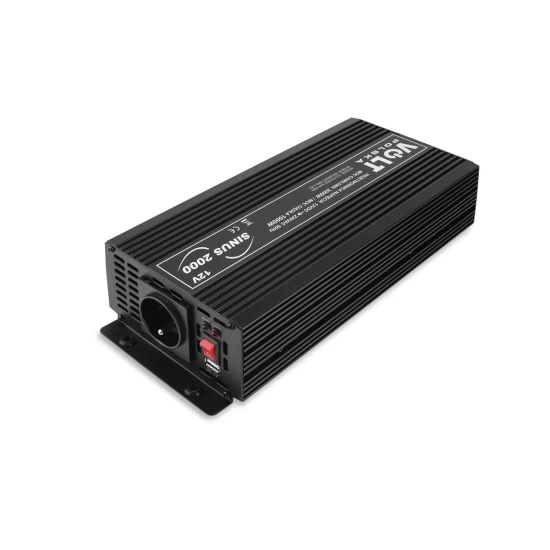 Przetwornica napięcia 12V / 230V 1000W / 2000W max CZYSTY SINUS